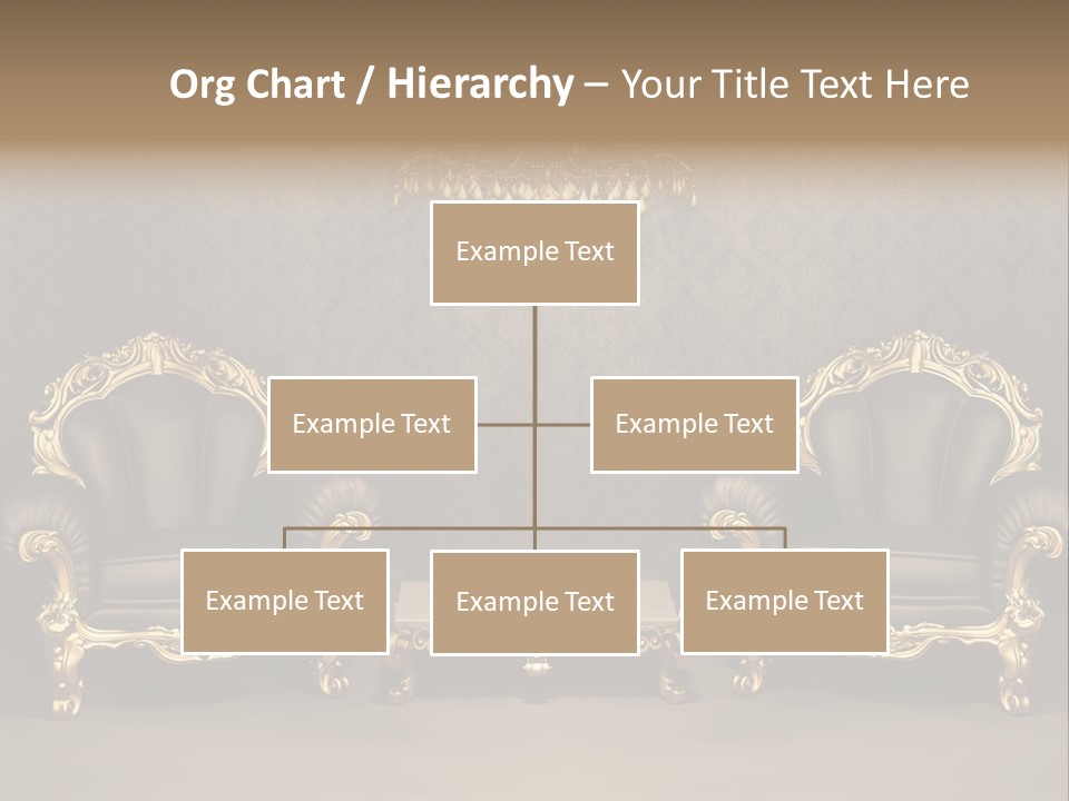 Classic Curve Royal PowerPoint Template
