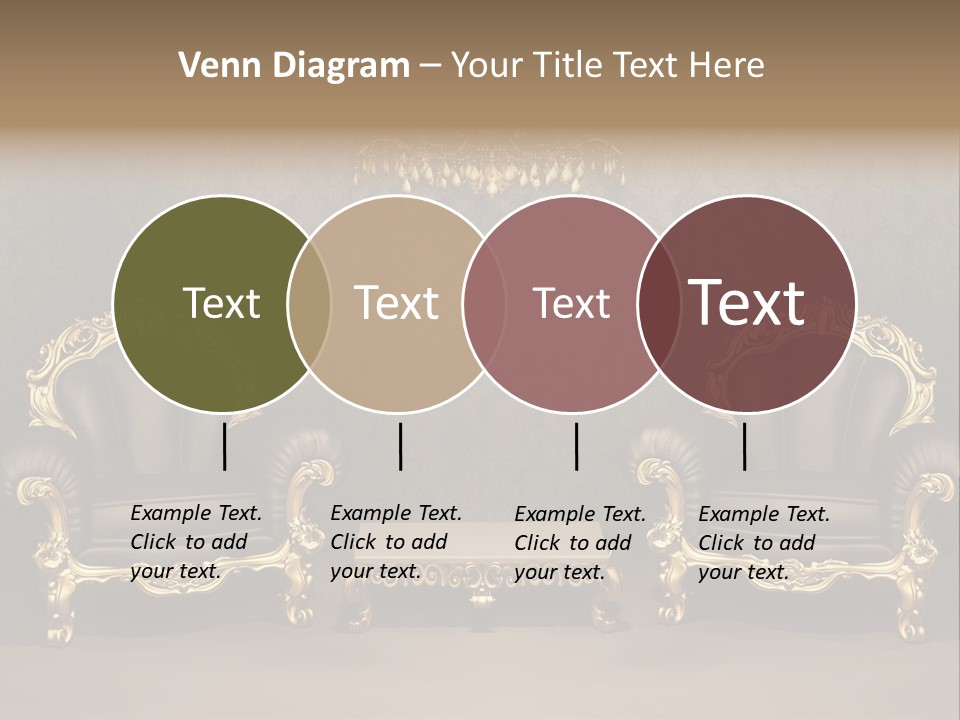 Classic Curve Royal PowerPoint Template