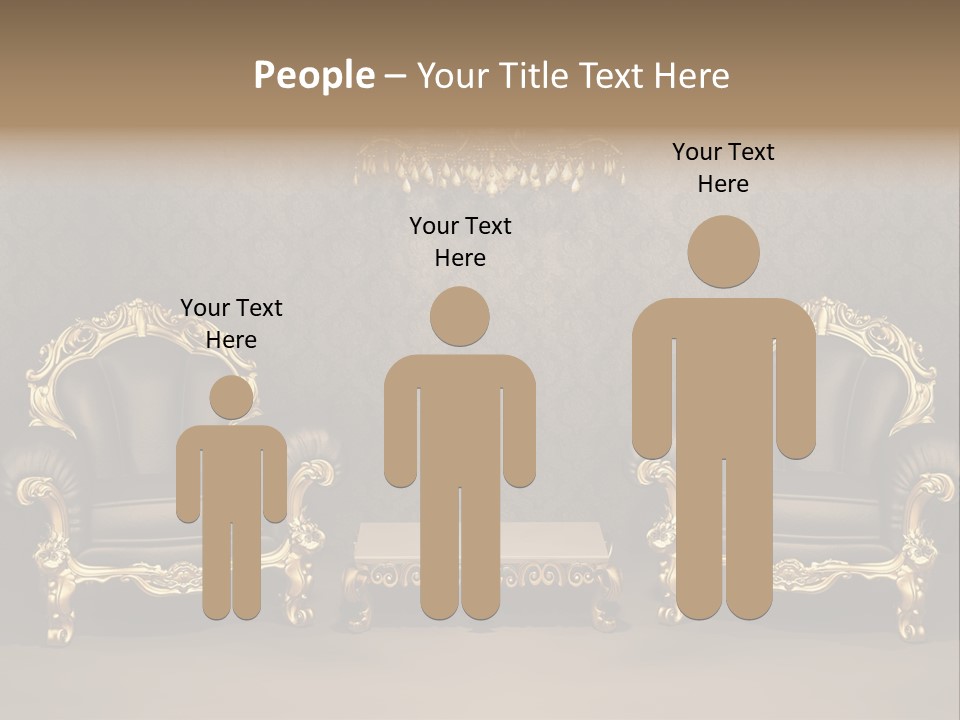 Classic Curve Royal PowerPoint Template