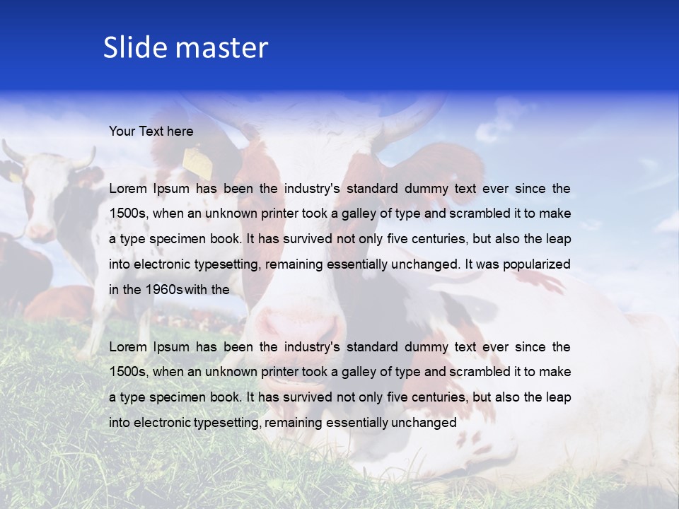 Billboard Demonstration White PowerPoint Template