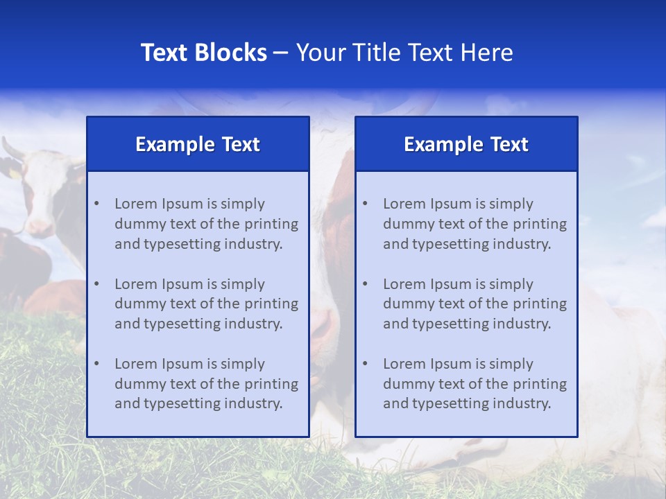 Billboard Demonstration White PowerPoint Template
