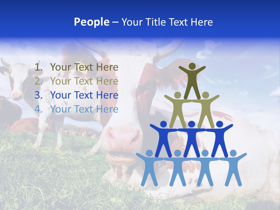 Billboard Demonstration White PowerPoint Template