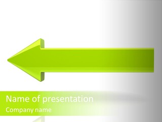 Sign Technology Button PowerPoint Template