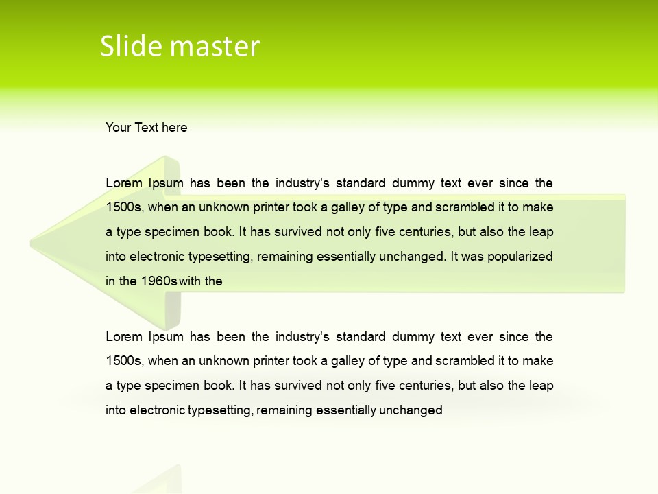 Sign Technology Button PowerPoint Template