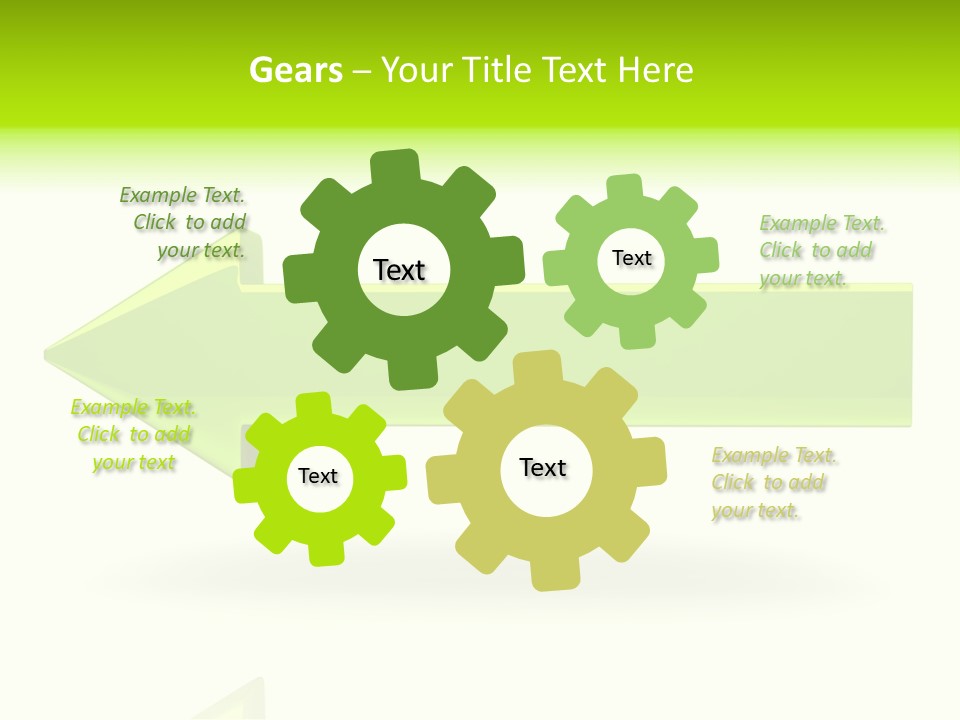 Sign Technology Button PowerPoint Template