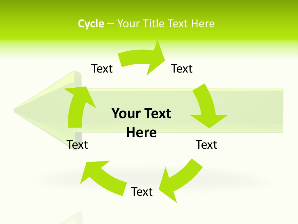 Sign Technology Button PowerPoint Template