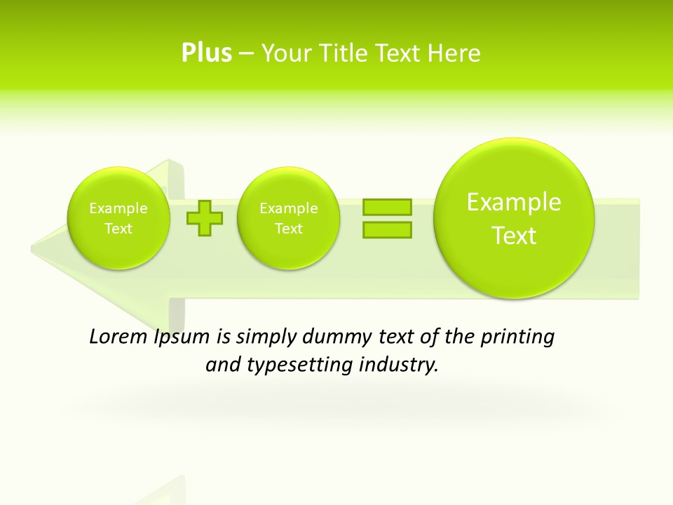 Sign Technology Button PowerPoint Template