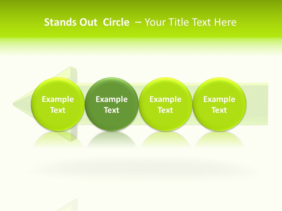 Sign Technology Button PowerPoint Template