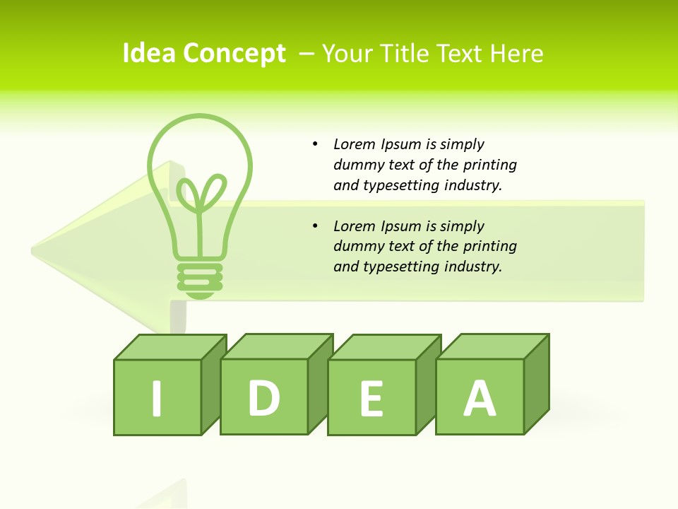Sign Technology Button PowerPoint Template