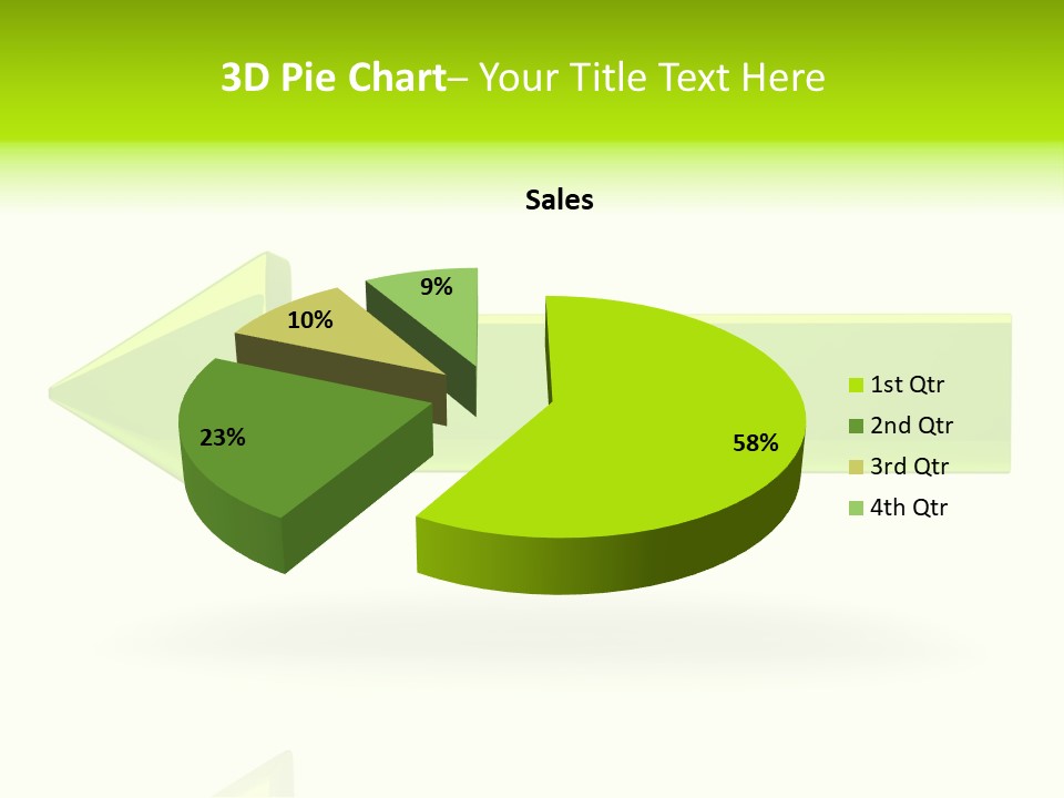 Sign Technology Button PowerPoint Template