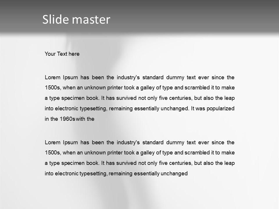 Grey Move Motion PowerPoint Template