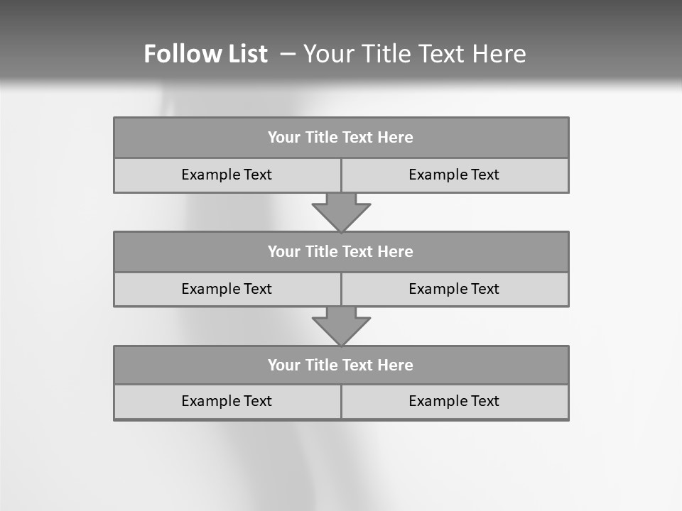 Grey Move Motion PowerPoint Template