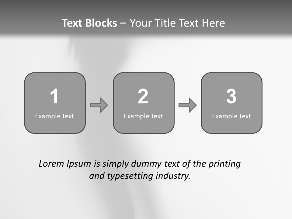 Grey Move Motion PowerPoint Template