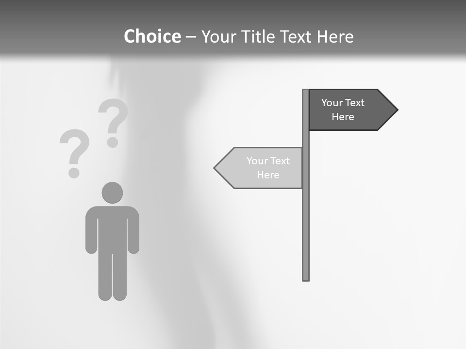 Grey Move Motion PowerPoint Template