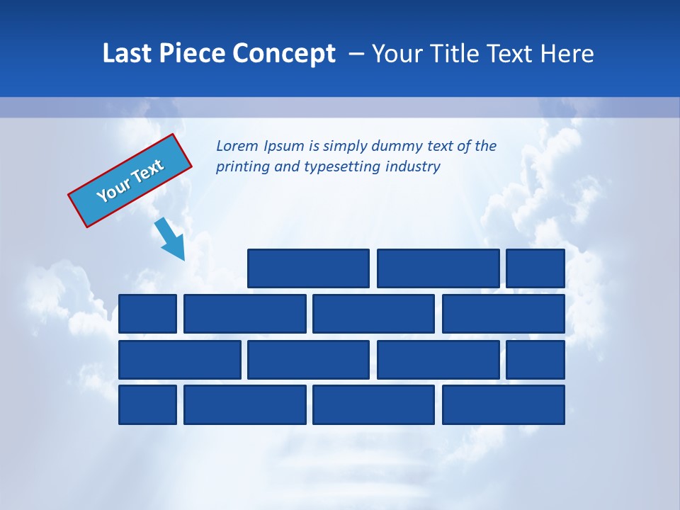 Stairway Limit Rest PowerPoint Template
