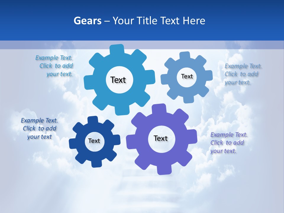 Stairway Limit Rest PowerPoint Template