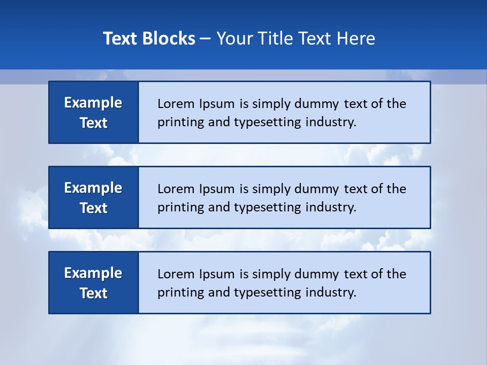 Stairway Limit Rest PowerPoint Template