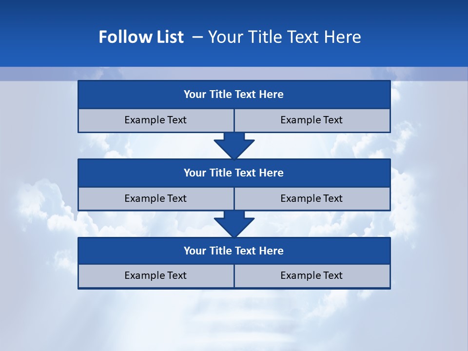 Stairway Limit Rest PowerPoint Template