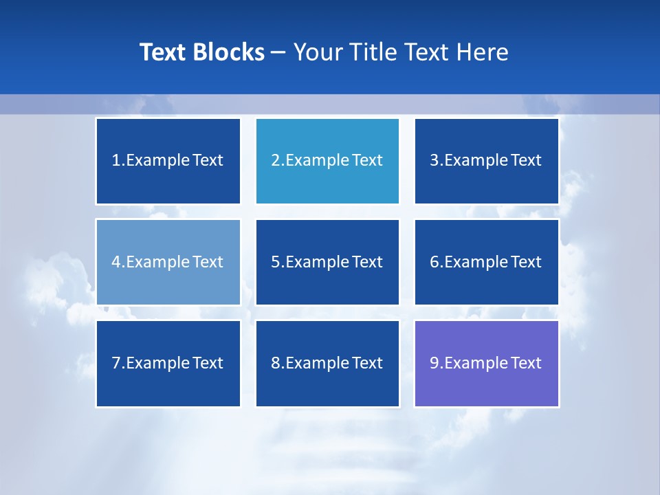 Stairway Limit Rest PowerPoint Template