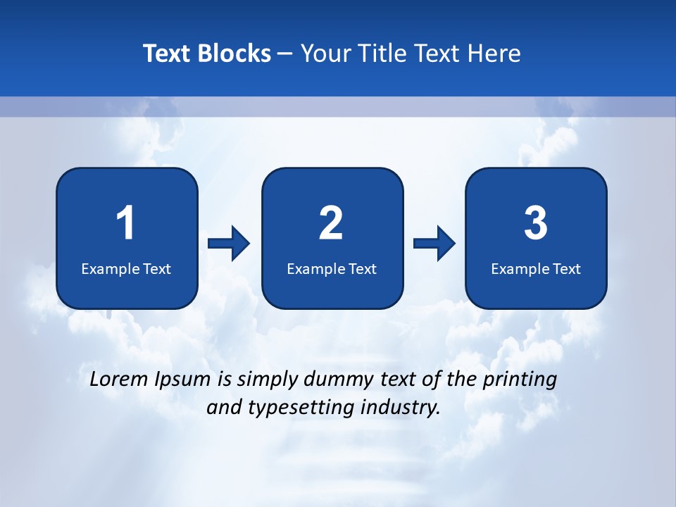 Stairway Limit Rest PowerPoint Template