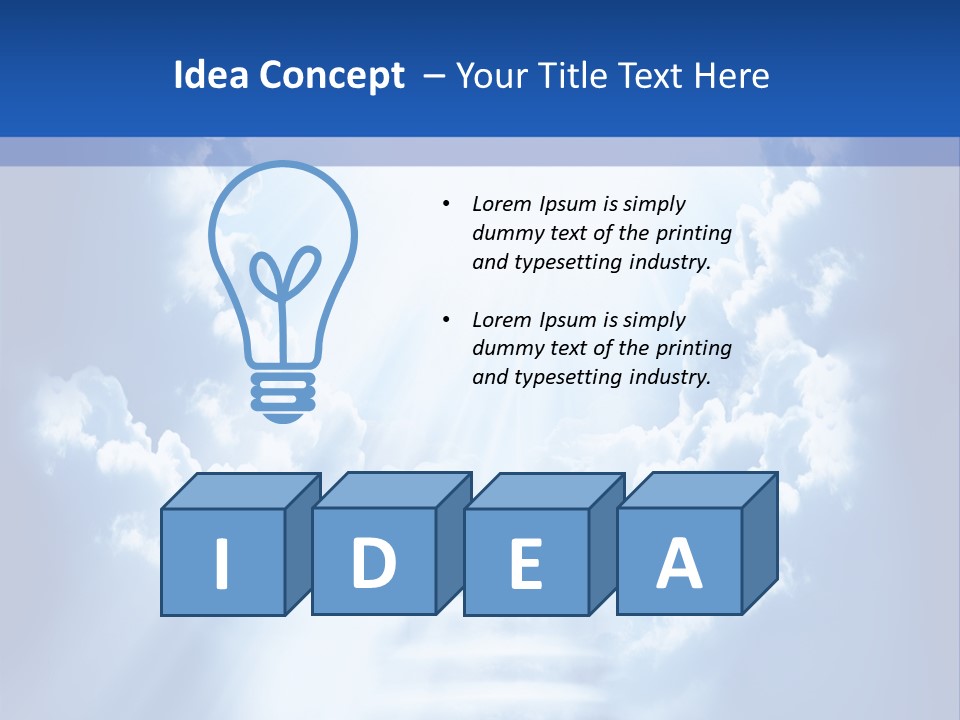Stairway Limit Rest PowerPoint Template