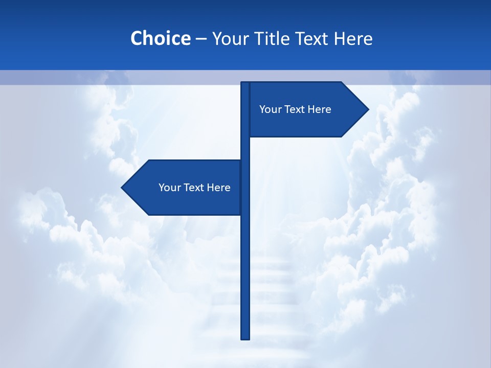 Stairway Limit Rest PowerPoint Template