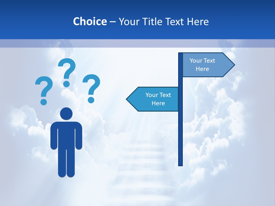 Stairway Limit Rest PowerPoint Template