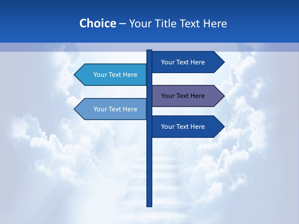 Stairway Limit Rest PowerPoint Template