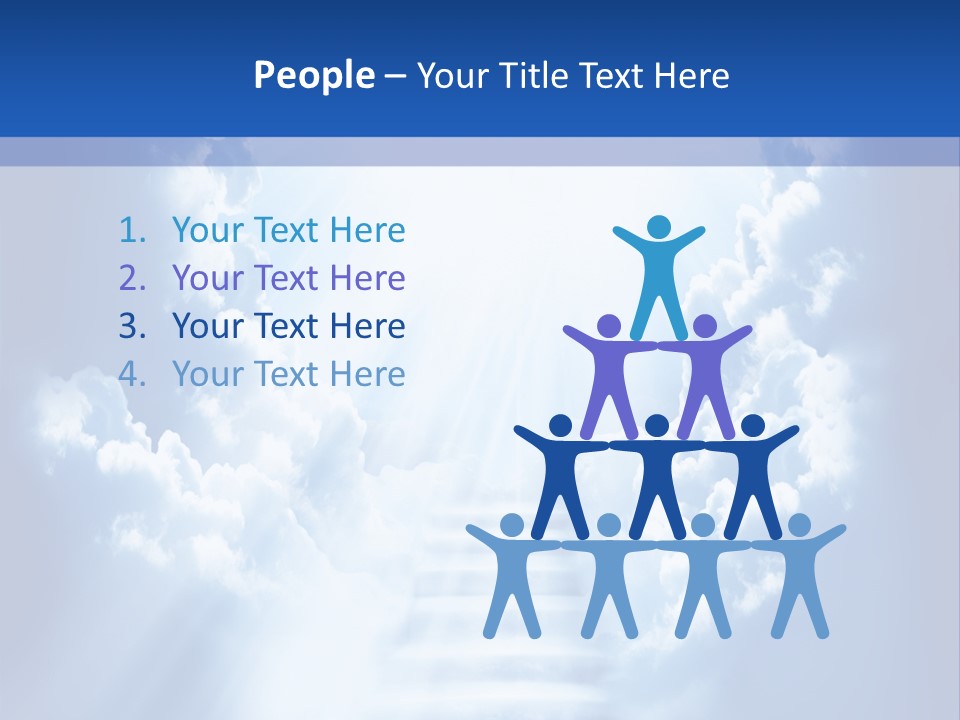 Stairway Limit Rest PowerPoint Template