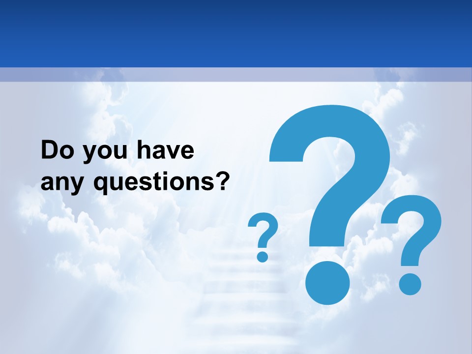 Stairway Limit Rest PowerPoint Template