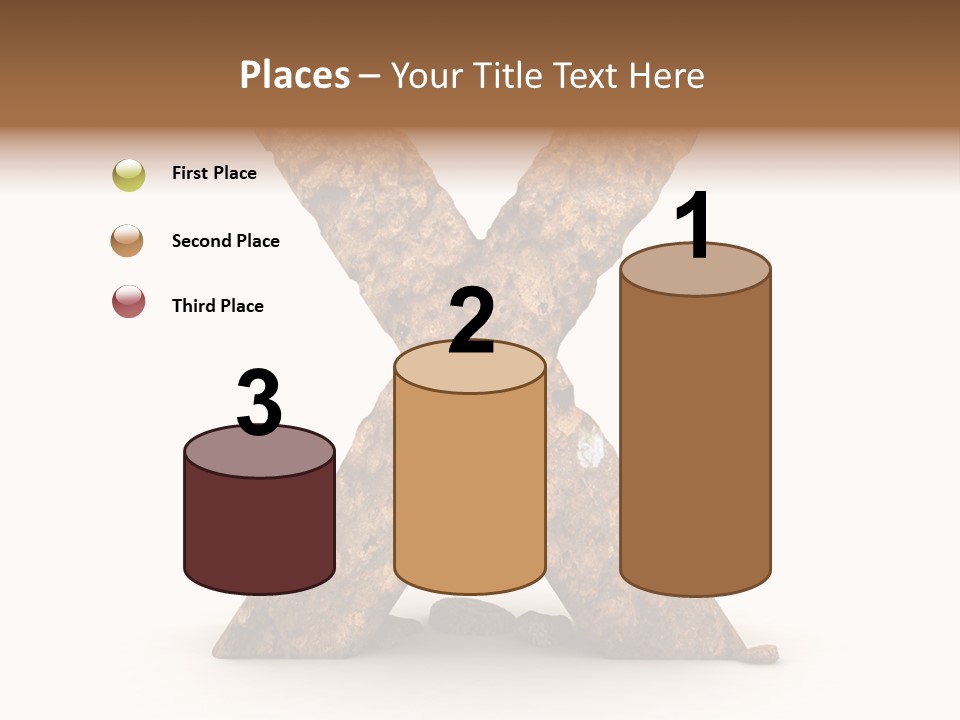 Write Alphabetical Mountain PowerPoint Template