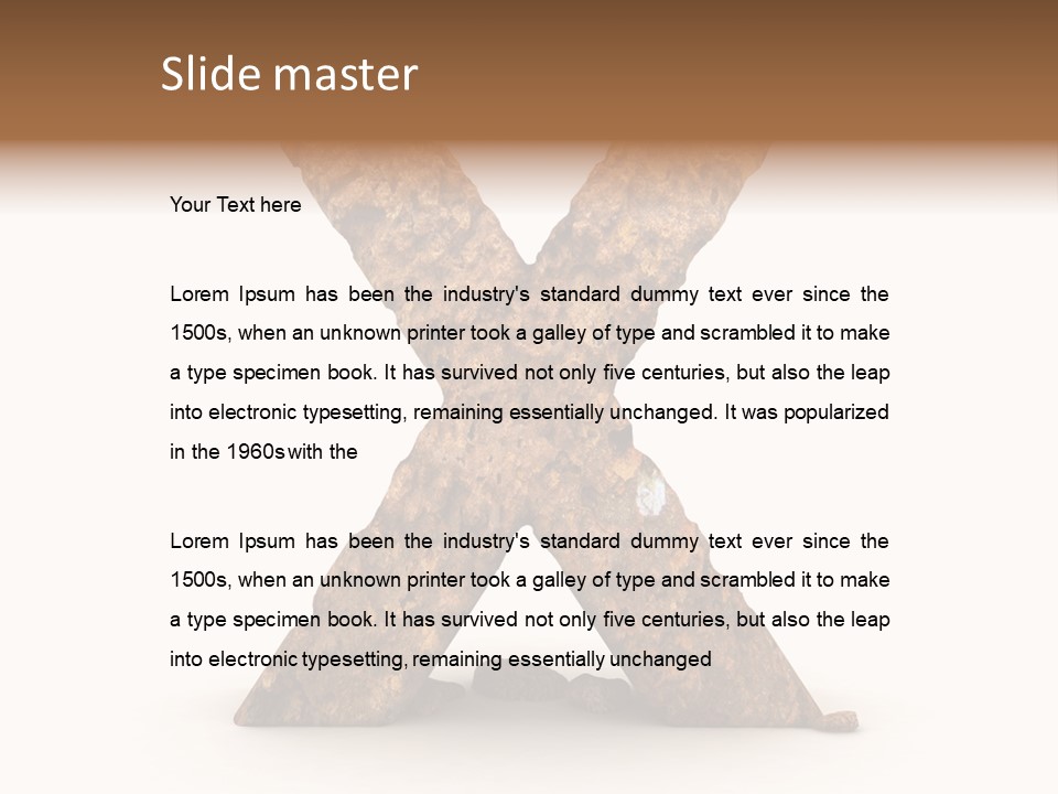 Write Alphabetical Mountain PowerPoint Template