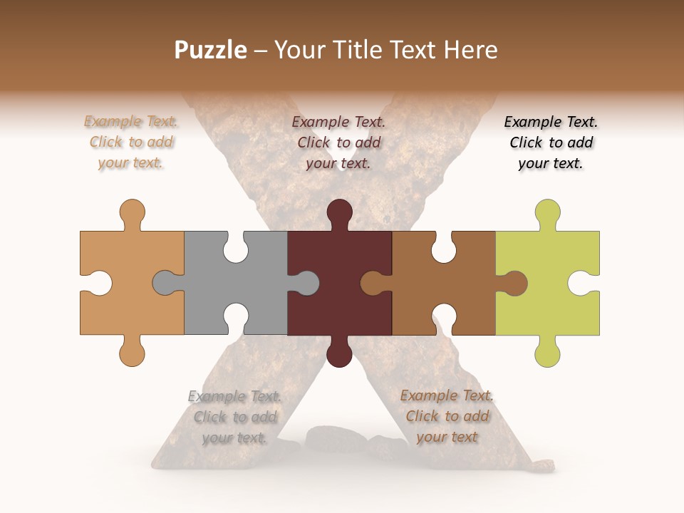 Write Alphabetical Mountain PowerPoint Template