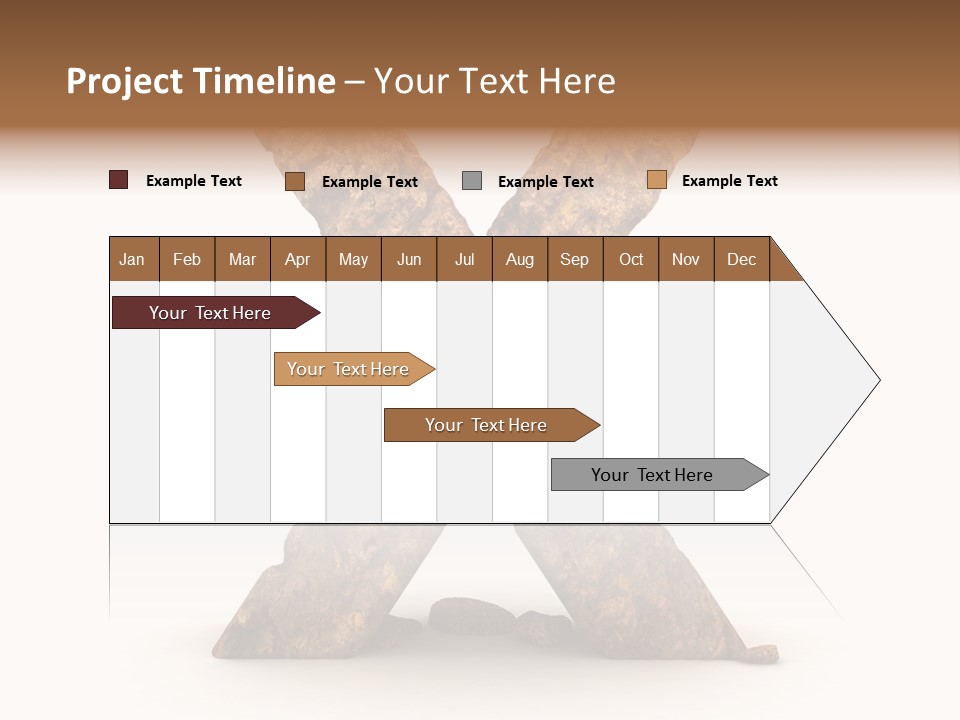 Write Alphabetical Mountain PowerPoint Template