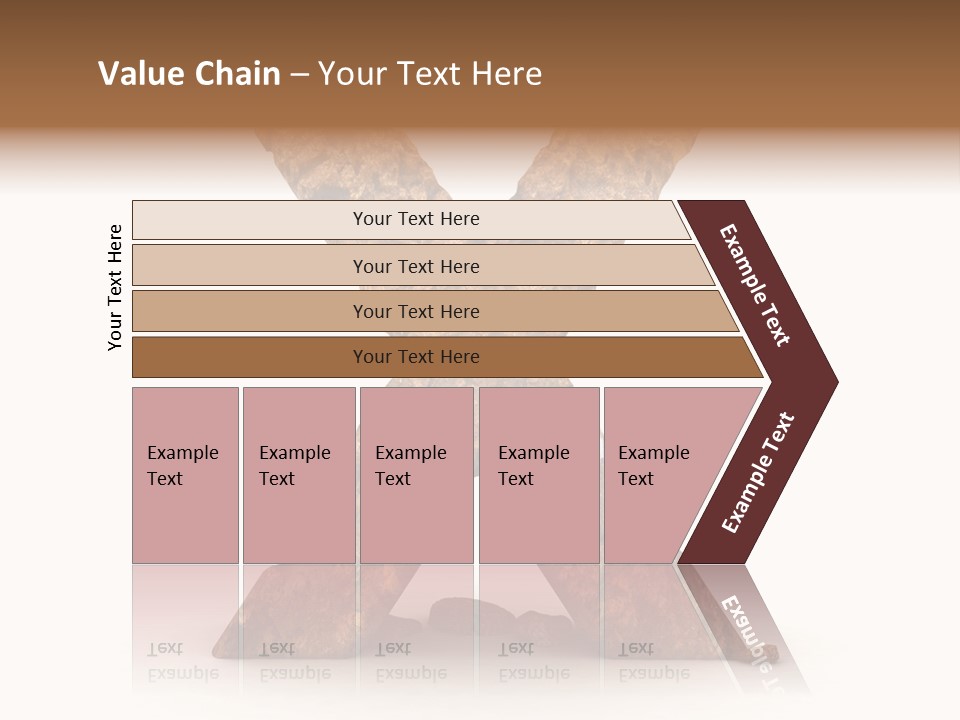 Write Alphabetical Mountain PowerPoint Template