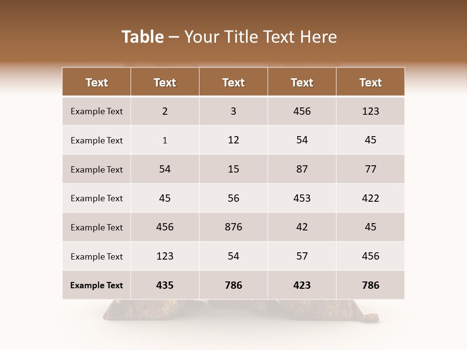 Write Alphabetical Mountain PowerPoint Template