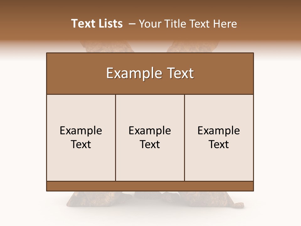 Write Alphabetical Mountain PowerPoint Template