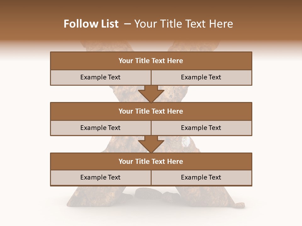Write Alphabetical Mountain PowerPoint Template