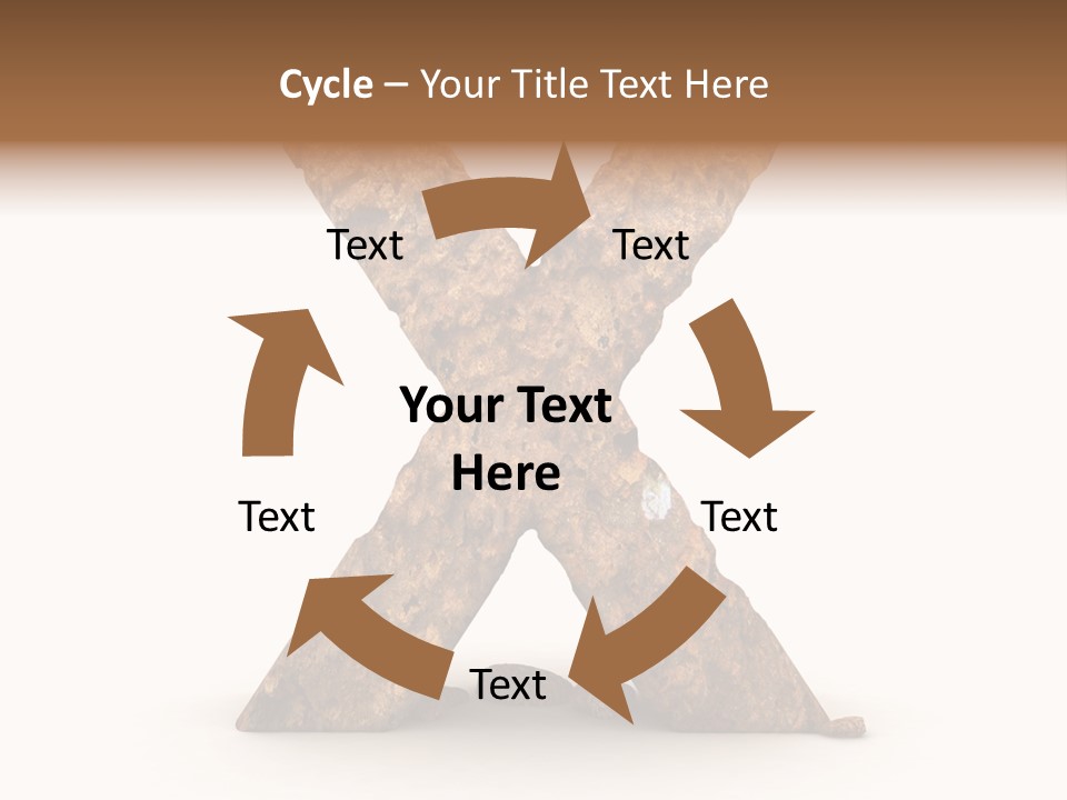 Write Alphabetical Mountain PowerPoint Template