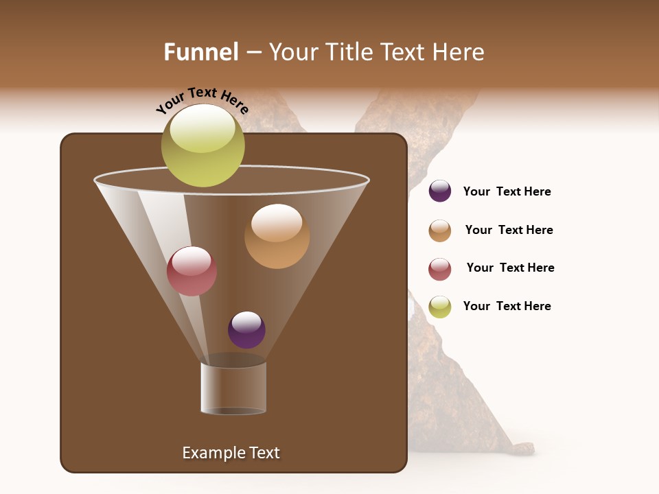 Write Alphabetical Mountain PowerPoint Template