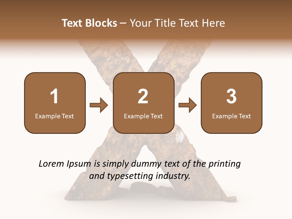 Write Alphabetical Mountain PowerPoint Template