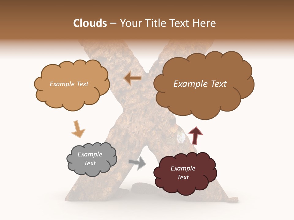 Write Alphabetical Mountain PowerPoint Template