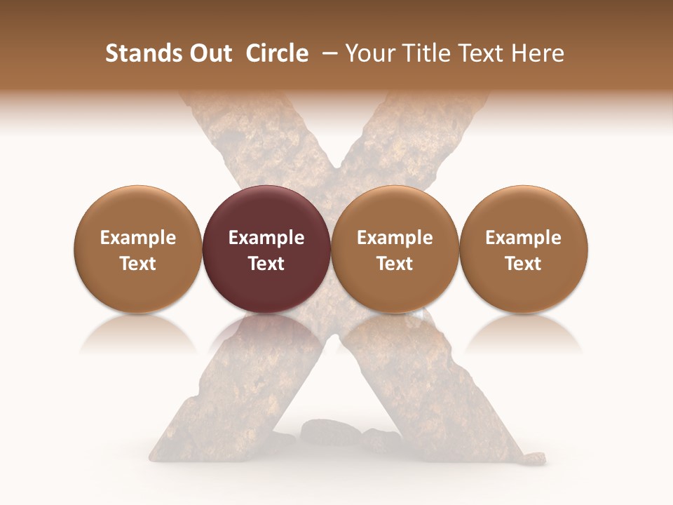 Write Alphabetical Mountain PowerPoint Template