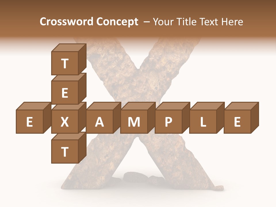 Write Alphabetical Mountain PowerPoint Template