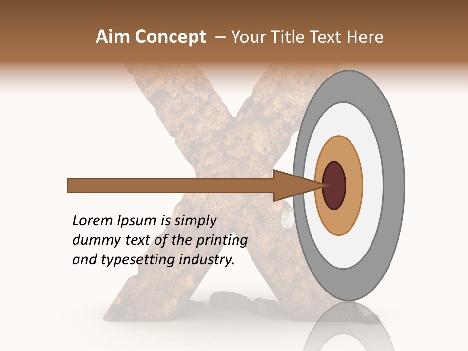 Write Alphabetical Mountain PowerPoint Template