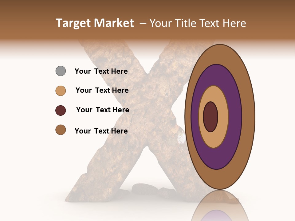 Write Alphabetical Mountain PowerPoint Template