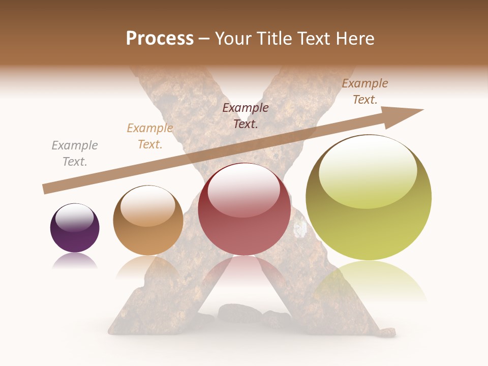 Write Alphabetical Mountain PowerPoint Template