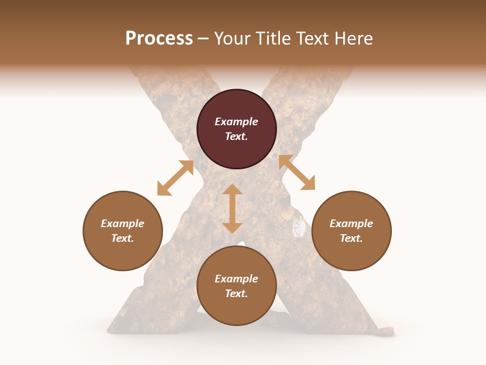Write Alphabetical Mountain PowerPoint Template