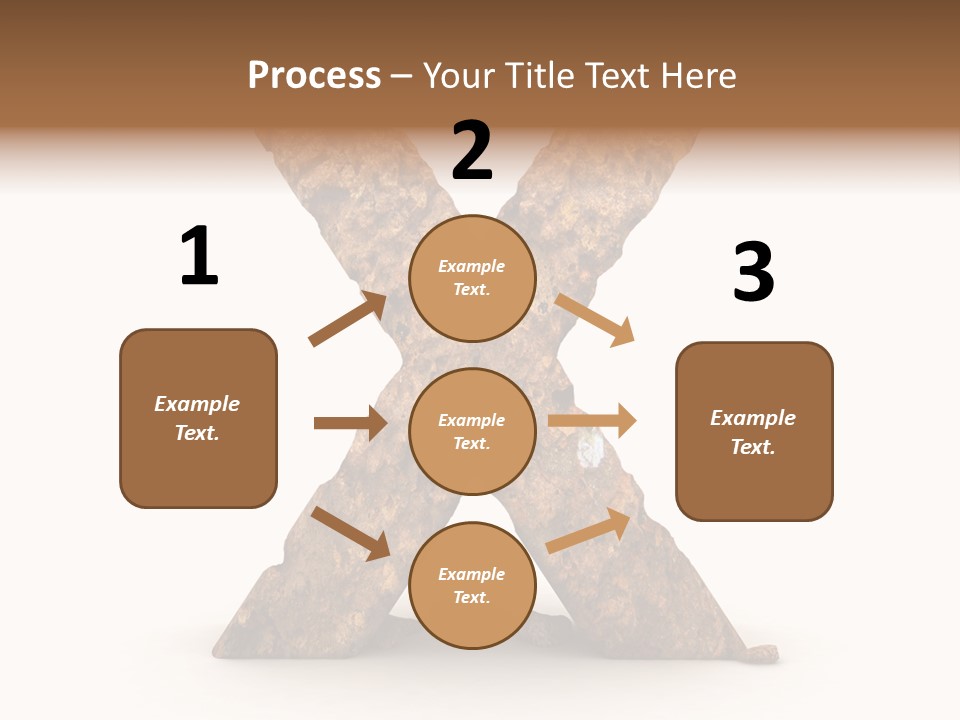 Write Alphabetical Mountain PowerPoint Template