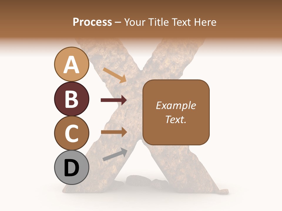 Write Alphabetical Mountain PowerPoint Template